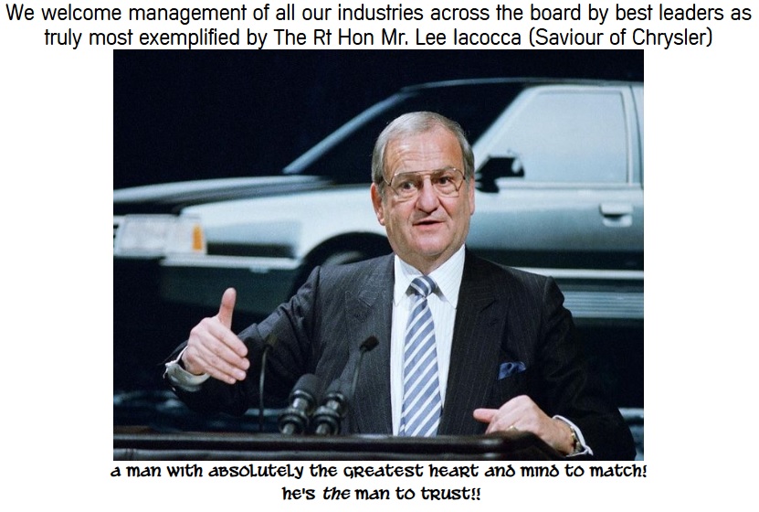 Rt Hon Mr. Lee Iacocca