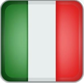 Italian square flag image