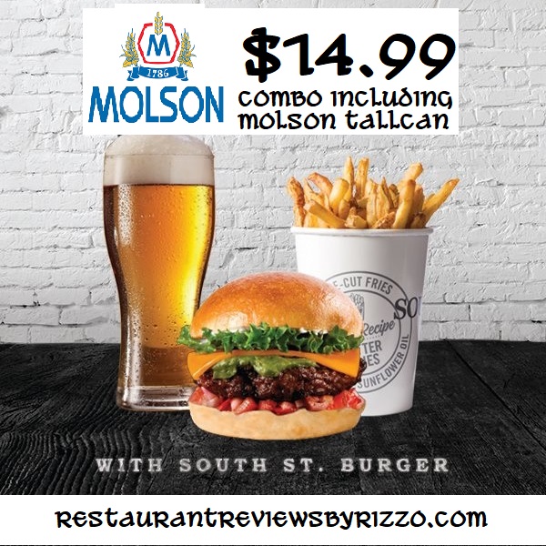 molson burger combo