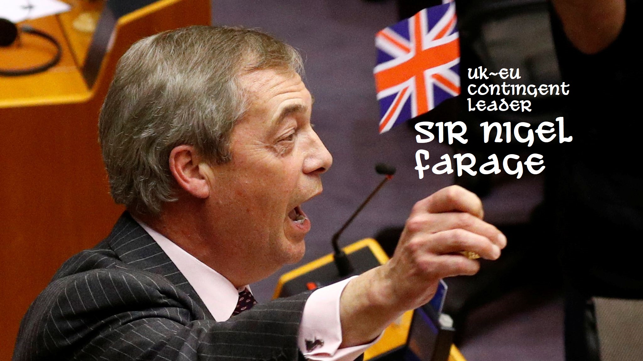 Sir Nigel Farage - UK Leader at EU