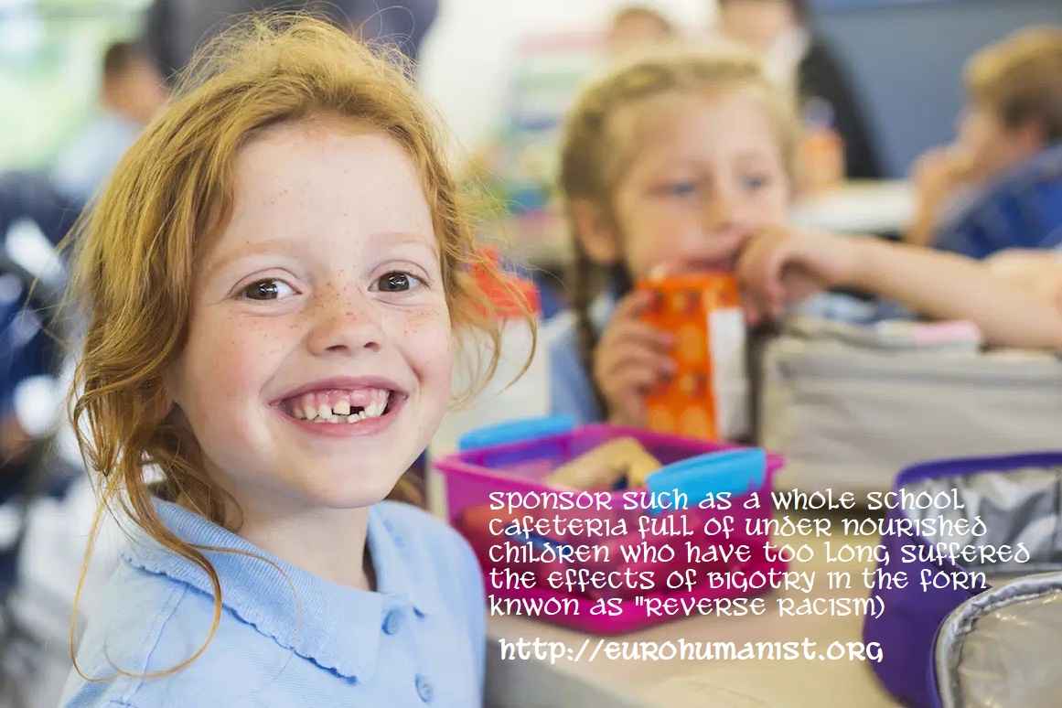 our own kids lunchrooms first please