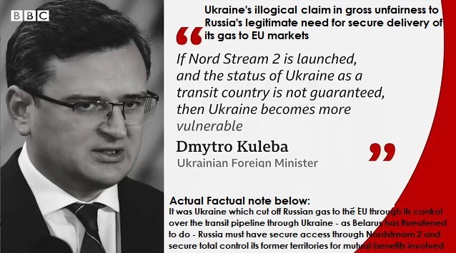 Ukrains's claim borders on the absurd